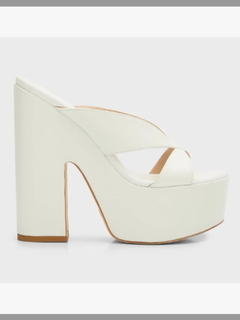 Stuart Weitzman NIB Miami Sohigh Crisscross Platform Sandals (ORIG$495) SIZE 10B